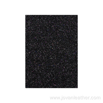 Mesh Chunky Glitter Pu Faux Leather Sheets